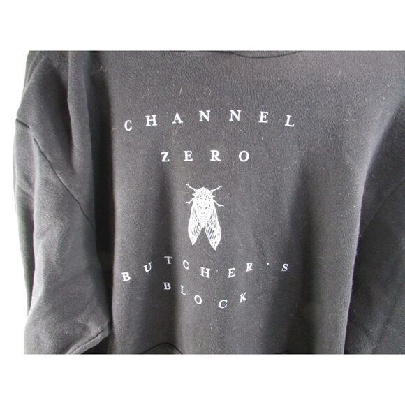 Canvas channel zero butcher's Block black Womens Large hoodie - Picture 2 of 5